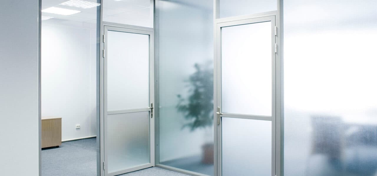 Office glass partitions